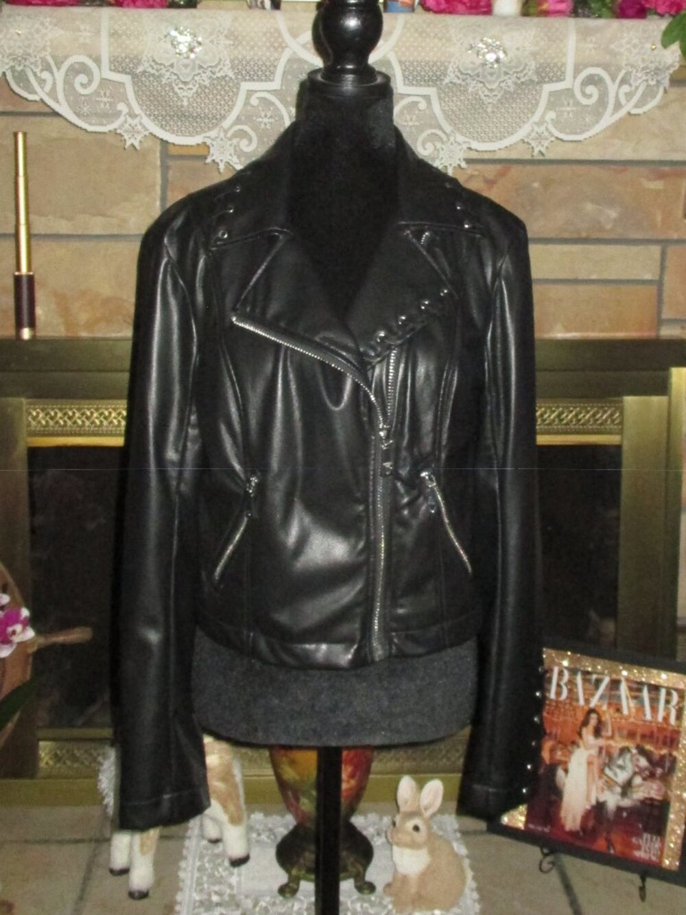 Guess Faux Leather Jacket